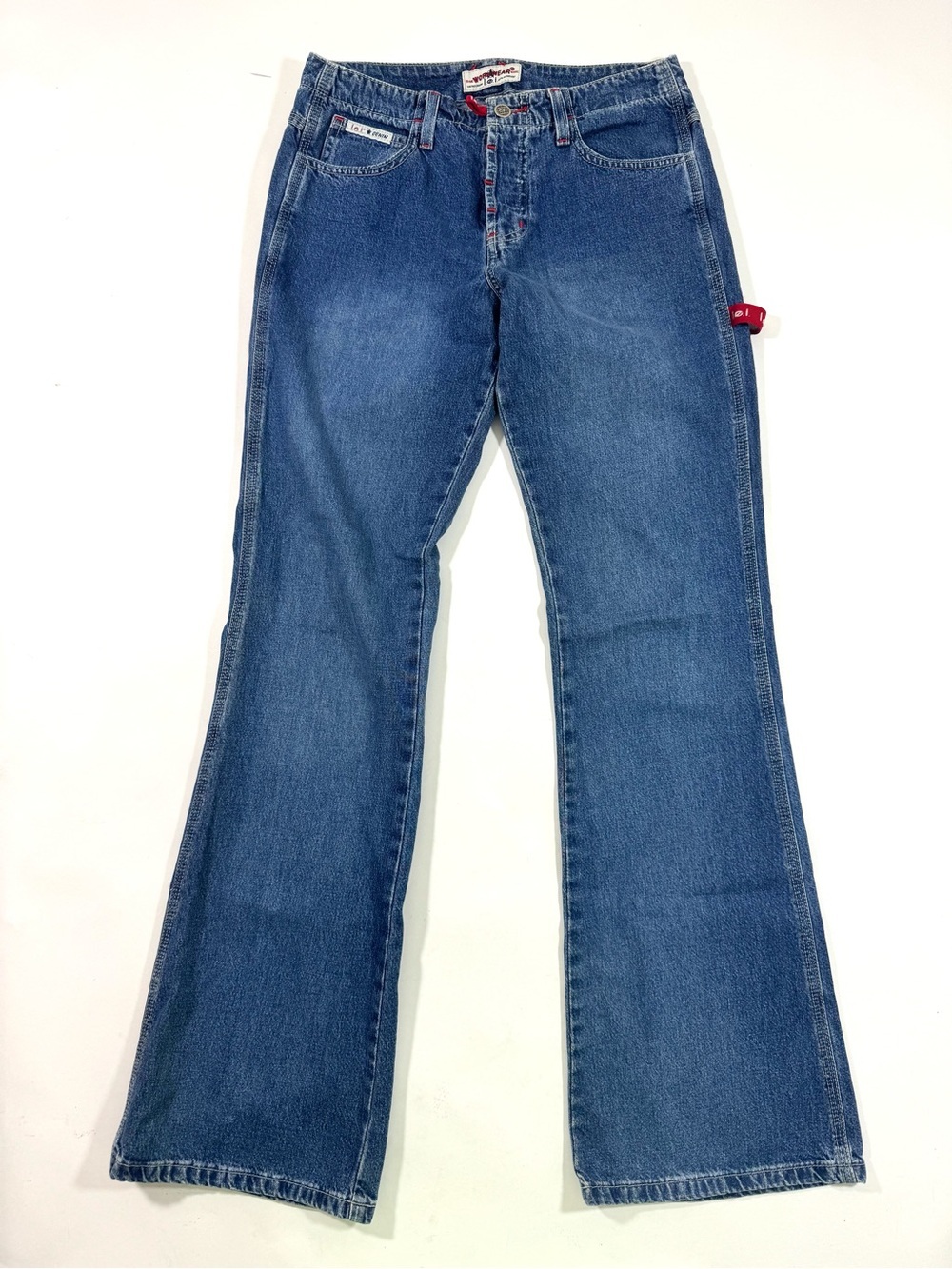 LEI Y2K Carpenter Jeans Button Fly Juniors 90s Bootcut